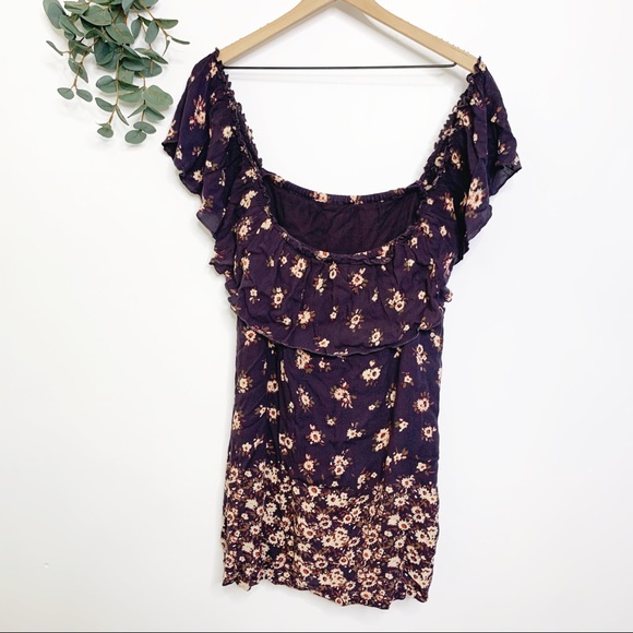 UO Kimchi Blue off the shoulder floral dress - Picture 8 of 8